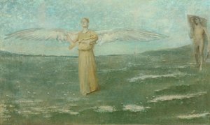 Tobías y el ángel, 1887 de Thomas Wilmer Dewing